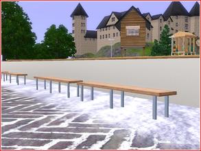 Sims 3 — Banc des joueurs by lilliebou — You can find this seat under Miscellaneous Comfort. Two parts recolorable.