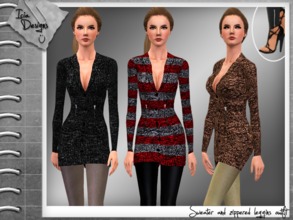 Sims 3 — ~Sweater and leggins outfit~         *UPDATED* by Icia23 — Hi! This it's an updated version Sweater and leggins