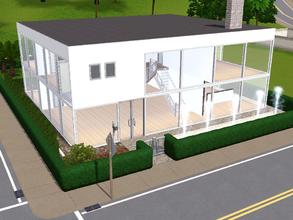 Sims 3 — Strawberry Street by skagrl7250 — 3 bedrooms, 2.5 bathrooms, living room, family room, office, pool.