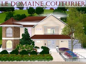 Sims 3 — Le domaine Couturier by lilliebou — Hi ! Here are some details about this house: First floor: -Kitchen -Dining