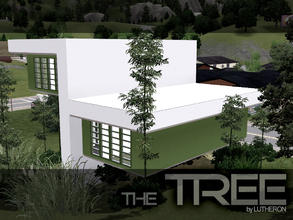 Sims 3 — The Tree by lutheron — Minimal house inspired in a tree. Not much of a thing but its nice :) Not finished, you