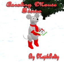 Sims 3 — MajikGoldys Caroling Mouse  Stereo by MajikGoldy — MajikGoldys Caroling Mouse Stereo Come see us at Dragoncats