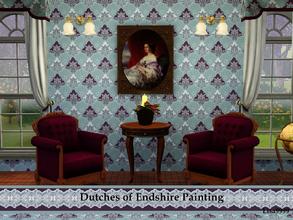 Sims 3 — Dutchess Of Endshire Painting by lisa9999 — Painting of the Dutches Of Endshire figure. Lisa9999 TSRAA