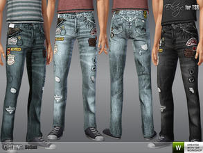 Sims 3 — Ekinege - Jeans for Male (Teen) - S41 by ekinege — 