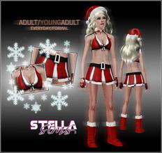 Sims 3 — Female Santa Outfit by mjakeli6 — Female Santa Outfit for adults and young adults. Available in Everyday and