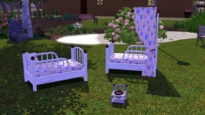 Sims 3 — Nursery 2010 Part 1 by magicdawn — This is a set with 3 Meshes: Crib for Babys, Crib for Toddler and a Potty
