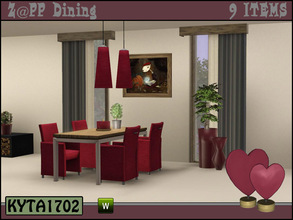 Sims 3 — ZAPP dining by Kyta1702 — Mesh by Kyta1702 @ TSR - more creations @ simline-design.com 