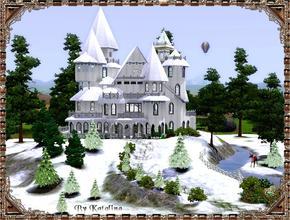Sims 3 — Symphony of Winter by katalina — This is but a dream, an enchanted castle made of ice. Snow covered ground that