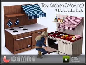 Sims 3 — Christmas Gifts for Kids - Toy Kitchen with working Oven by cemre — Christmas Gifts for Kids - Toy Kitchen with