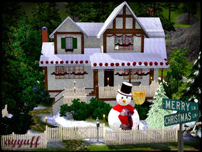Sims 3 — Xmas House *Furnished* by ayyuff — Fully furnished Christmas house with 3 bedrooms,2bathrooms.. No Expansion