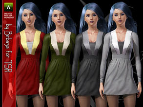 Sims 3 — Winter holiday by Birba32 — Formal and everyday dress for these Christmas holidays. 3 color channels - Formal