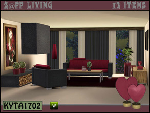 Sims 3 — ZAPP living by Kyta1702 — Mesh by Kyta1702 @ TSR - more creations @ simline-design.com