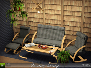 Sims 3 — Feeling Homy living room set by katelys — New living room set - 5 new objects. Merry Christmas and hope you
