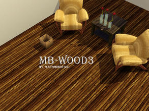 Sims 3 — MB-Wood3 by matomibotaki — Wooden pattern in 2 different brown shades, 2 channel, to find under Wood.