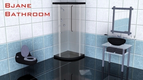Sims 3 — Bjane Bathroom Part 1 by magicdawn — In this set are 7 new meshes: shower, sink, toilet, mirror and 3 deco