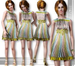 Sims 3 — Tgm-Dress-48 by TugmeL — Young Adult Set-48 This set has 1 outfits Formal *Thank you to let me recolor By