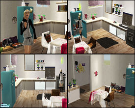 Sims 2 — Lizzieskitchen - the kitchen by steffor — here is her kitchen ;-) She is sooo proud of her stove!