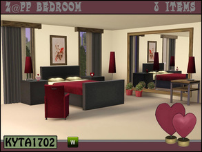 Sims 3 — ZAPP bedroom by Kyta1702 — Mesh by Kyta1702 @ TSR - more creations @ simline-design.com