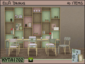 Sims 3 — Ella dining by Kyta1702 — Mesh by Kyta1702 @ TSR - more creations @ simline-design.com