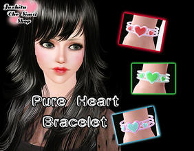 Sims 3 — Pure Heart Bracelet-Juzhitu by juzhitu — At the last moment of 2010,I wish all of you will have a wonderful 2011