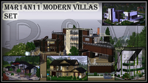 Sims 3 — M4r14n11 Modern Villas Set by M4r14n11 — M4r14n11 Modern Villas Set is made from five Sims 3 best creations of