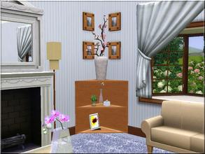Sims 3 —  by lilliebou — Use ALT to place the object against a wall. Use MOVEOBJECTS ON to place a coffee table next to