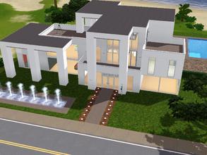 Sims 3 — Benjamin Blvd by skagrl7250 — 3 bedrooms, 2.5 bathrooms, office, living room, family room