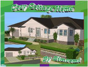 Sims 2 — Cozy Cottage by simromi — This is a replica of my friend home that lives on Cedar Ave. Your sims will enjoy this