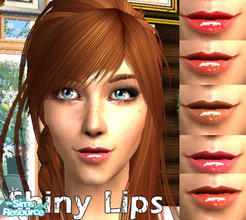 Sims 2 — GlamLips Set by FrozenStarRo — My 2nd lips set, Enjoy ^_^