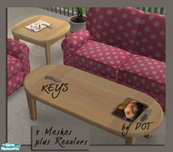 Sims 2 — Keys by DOT — Keys left with the mail and magazines. 3 Meshes plus recolors. Sims2 by DOT of The Sims Resource.