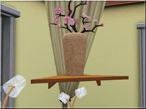 Sims 3 — Tablette coin de mur by lilliebou — Use ALT to place this shelf against a wall. One part recolorable, two