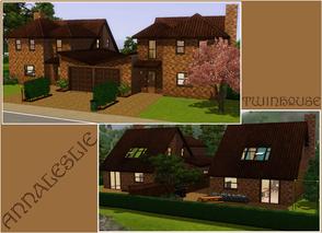 Sims 3 — Annaleslie Twinhouse by Youlie25 — Annaleslie. Here is a twin house. Ideal for not separating siblings. You can