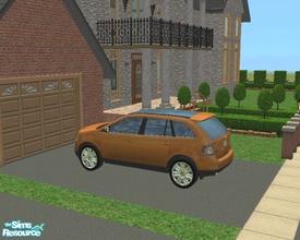 Sims 2 — Ford Edge - Orange by SimMonte — A recolor of the Ford Edge in Orange.