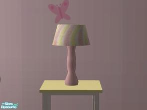 Sims 2 — Sunny Day in Pink - Table Lamp by EarthGoddess54 — Part of the Sunny Day in Pink set. Please get the mesh from