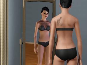 Sims 3 — Angelina Jolie Buddhist Back Tattoo - Recolorable by shelwass — An Ambitions-style version of Angelina Jolie's