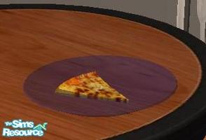 Sims 2 — Digornio Cheese Pizza - Pizza Plate by TheNinthWave — Custom plate. Requires the pizza.