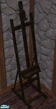 Sims 2 — Medieval Easel Replacments with Custom Easel - Easel by TheNinthWave — Medieval easel mesh. I\'ve taken out the
