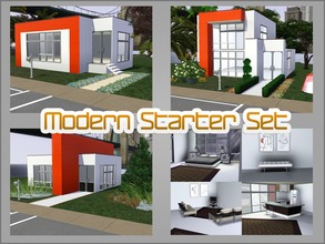 Sims 3 — MD Modern Starter Set by modern_designs — MD Modern Starter Set 3 Amazing Houses All In One! Enjoy! :)