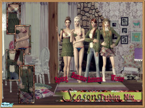 Sims 2 — V# Seasons -Clothing Set by vidia — V# Seasons -Clothing Set