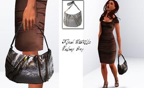 Sims 3 — Flash Metallic Kelsey Bag by ReviSa — Mesh by me.Texture by Marc Jacobs.