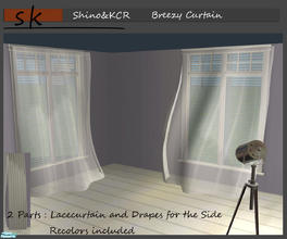 Sims 2 — Breezy Curtain  by ShinoKCR — Yet another Breezy Curtainset - because we all love the breezy Curtains so much.