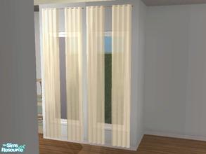 Sims 2 — Stephanie Bedroom [Light] - Curtains by EarthGoddess54 — This file requires a (free) mesh, find it at the link