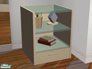Sims 2 — Stephanie Bedroom [Light] - Corner Table by EarthGoddess54 — This file requires a (free) mesh, find it at the