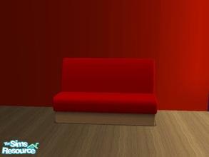Sims 2 — Red sofa by dunkicka — Cool red sofa