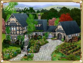 Sims 3 — Beauvoir  by katalina — Beauvoir means beautiful to see in French and I hope you agree. I wanted to capture a
