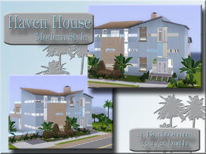 Sims 3 — Haven House - Modern Style by fantasticSims — Modern beach style luxery home with open floor plan. 1st floor