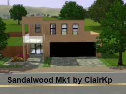 Sims 3 — Sandalwood Mk1 by clairkp — ClairKp Home Designs presents the Sandlalwood Mk1, This 3 bedroom, 3 bathroom