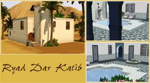 Sims 3 — Ryad Dar Katib *NF* by Youlie25 — Ryad Dar Katib Not furnished. It's a real hotel in Marrakech city in Morocco.