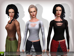 Sims 3 — FS 53 top 01 by katelys — New top for adult and young adult females.