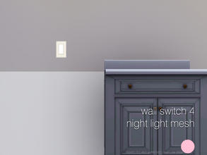 Sims 3 — Wall Switch 4 Nightlight Lamp Mesh by DOT — Wall Switch 4 Nightlight Lamp Mesh Lamps by DOT of The Sims Resource
